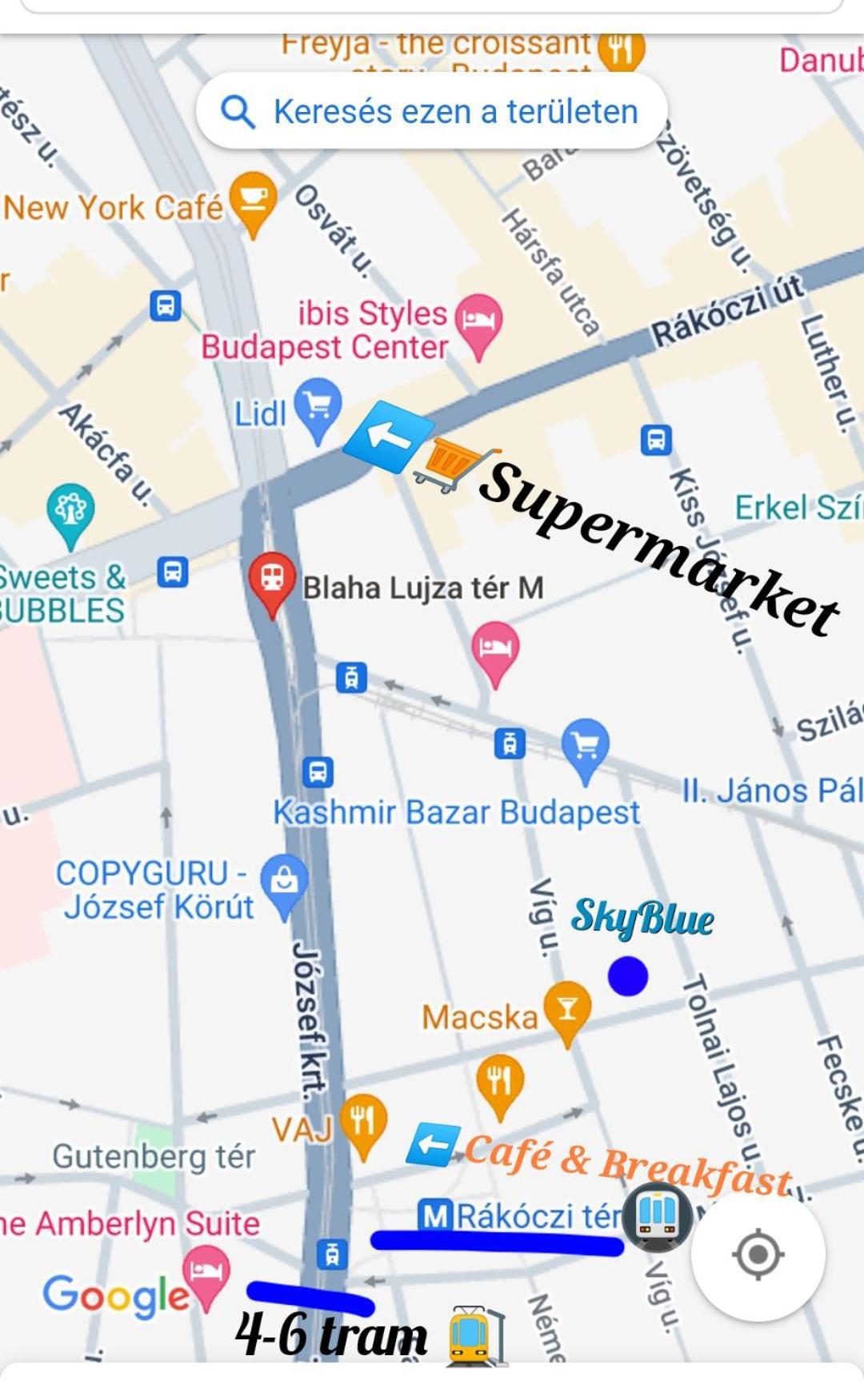 Skyblue Apartment 부다페스트 외부 사진