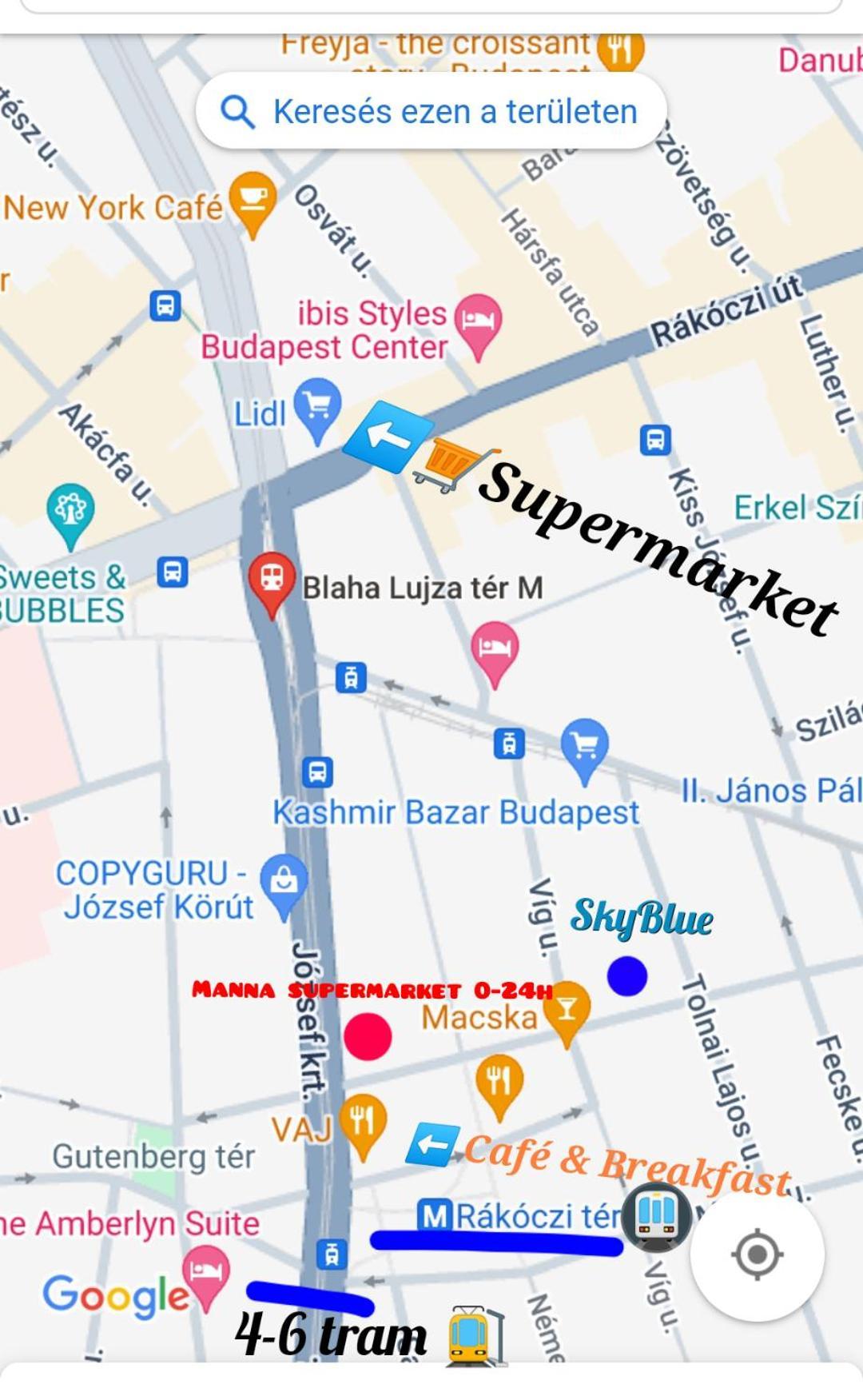 Skyblue Apartment 부다페스트 외부 사진
